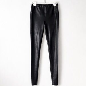 Aritzia Wilfred Free Daria Faux Leather Leggings Black High Rise Sz S